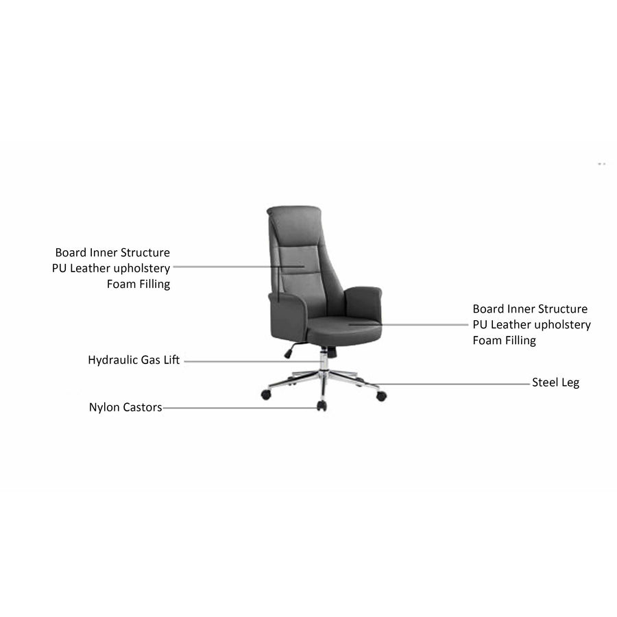 APOLLO Swivel Steel-Base Gaming Chair