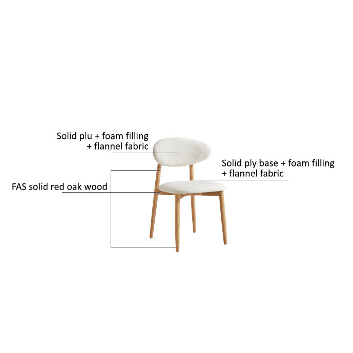 FELIX Boucle Wool Dining Chair