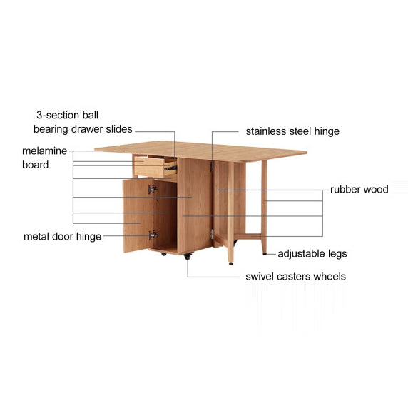 VERSA Foldable Dining Table