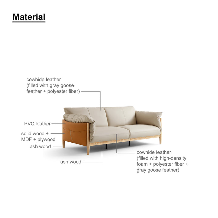 REGAL Leather Sofa