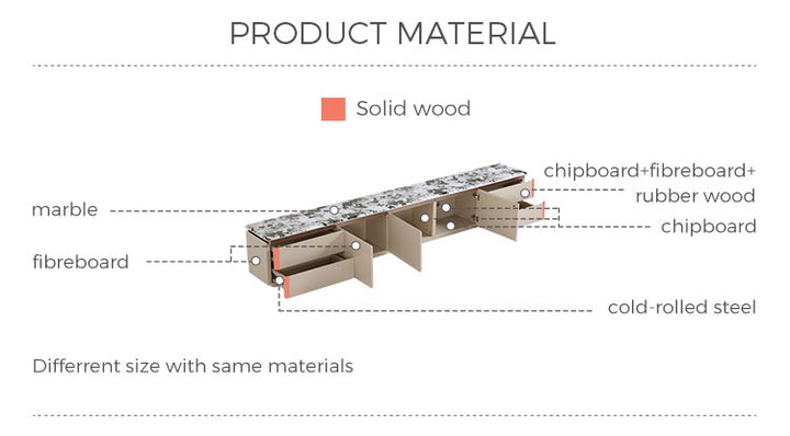 JONATHAN Marble TV Stand