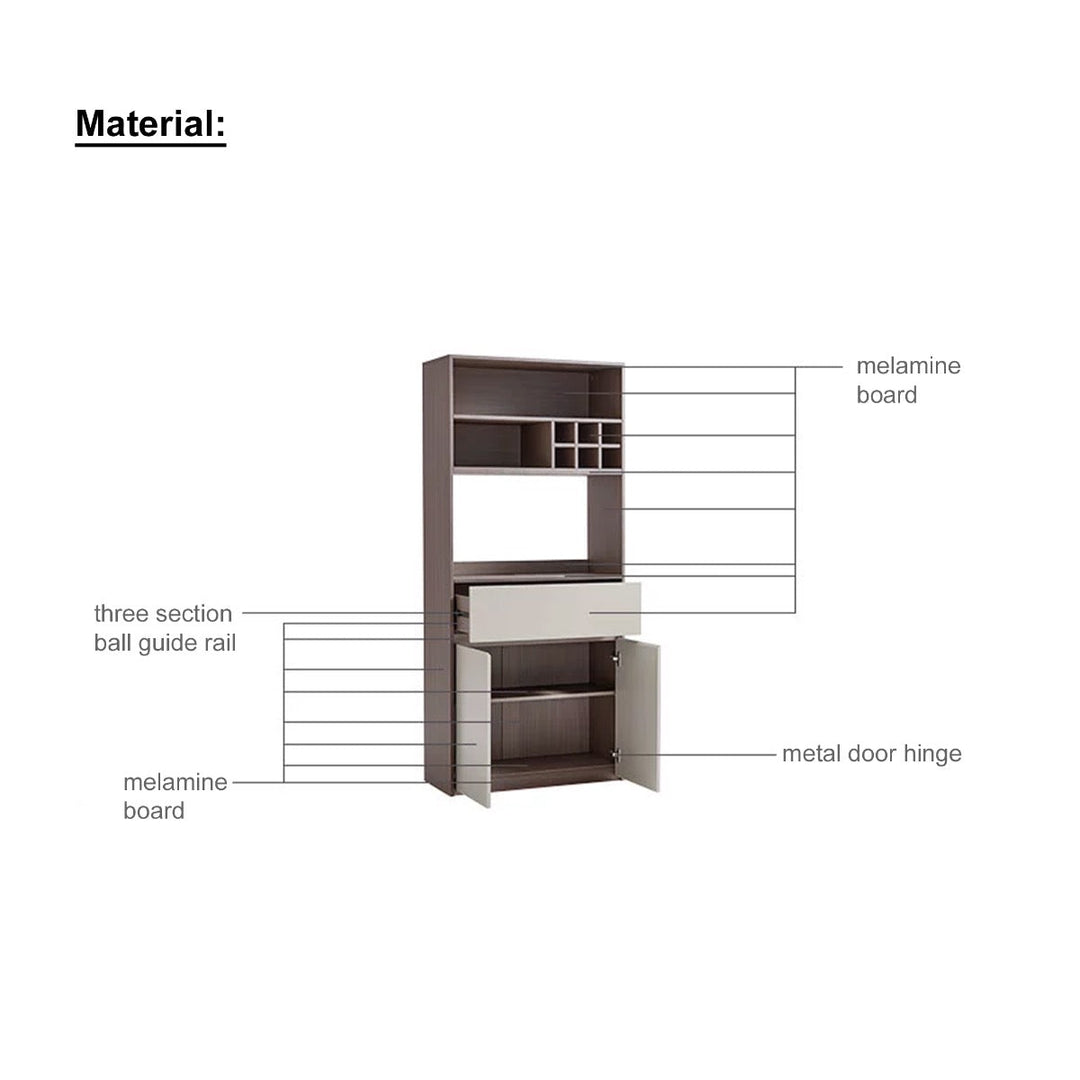 BORDERS Slim Storage Cabinet