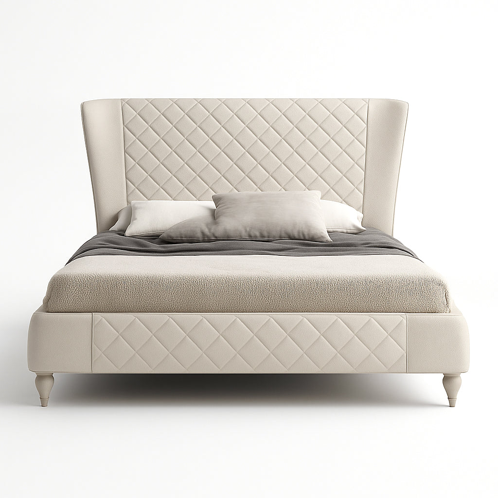 NATHAN Full Leather Bed - NT Concepts Italia