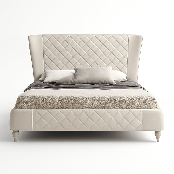 NATHAN Full Leather Bed - NT Concepts Italia
