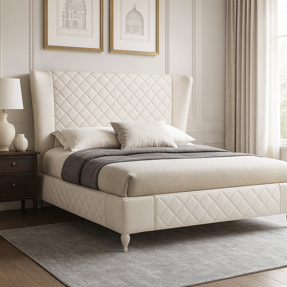 NATHAN Full Leather Bed - NT Concepts Italia