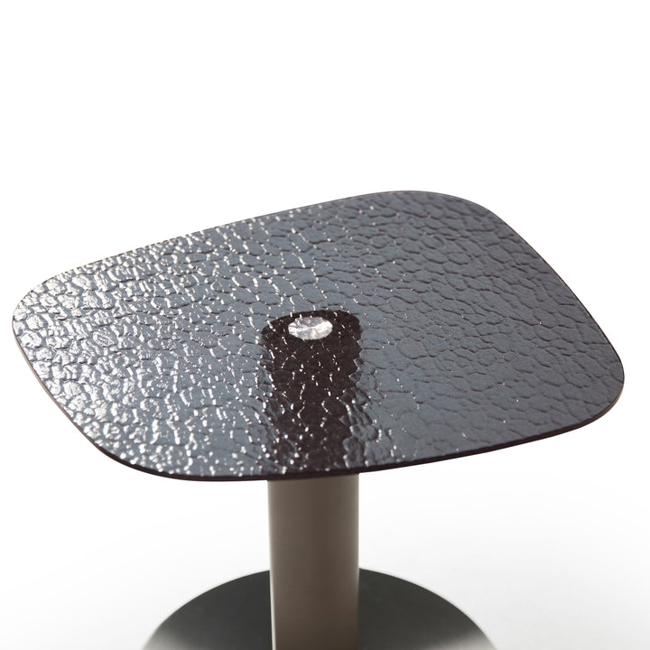 NOIRRA Minimalist Round Base Accent Side Table