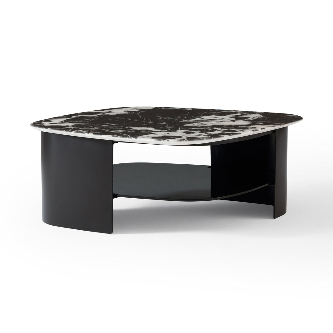 EIRA Snowfall on Obsidian Stone Table