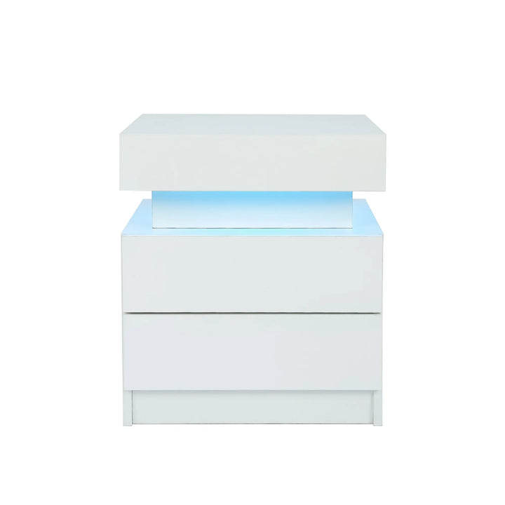 ALEXIS LED 3-Drawer Nightstand
