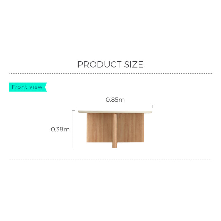 LOYAL Wooden Compact, Three Seater Coffee Table