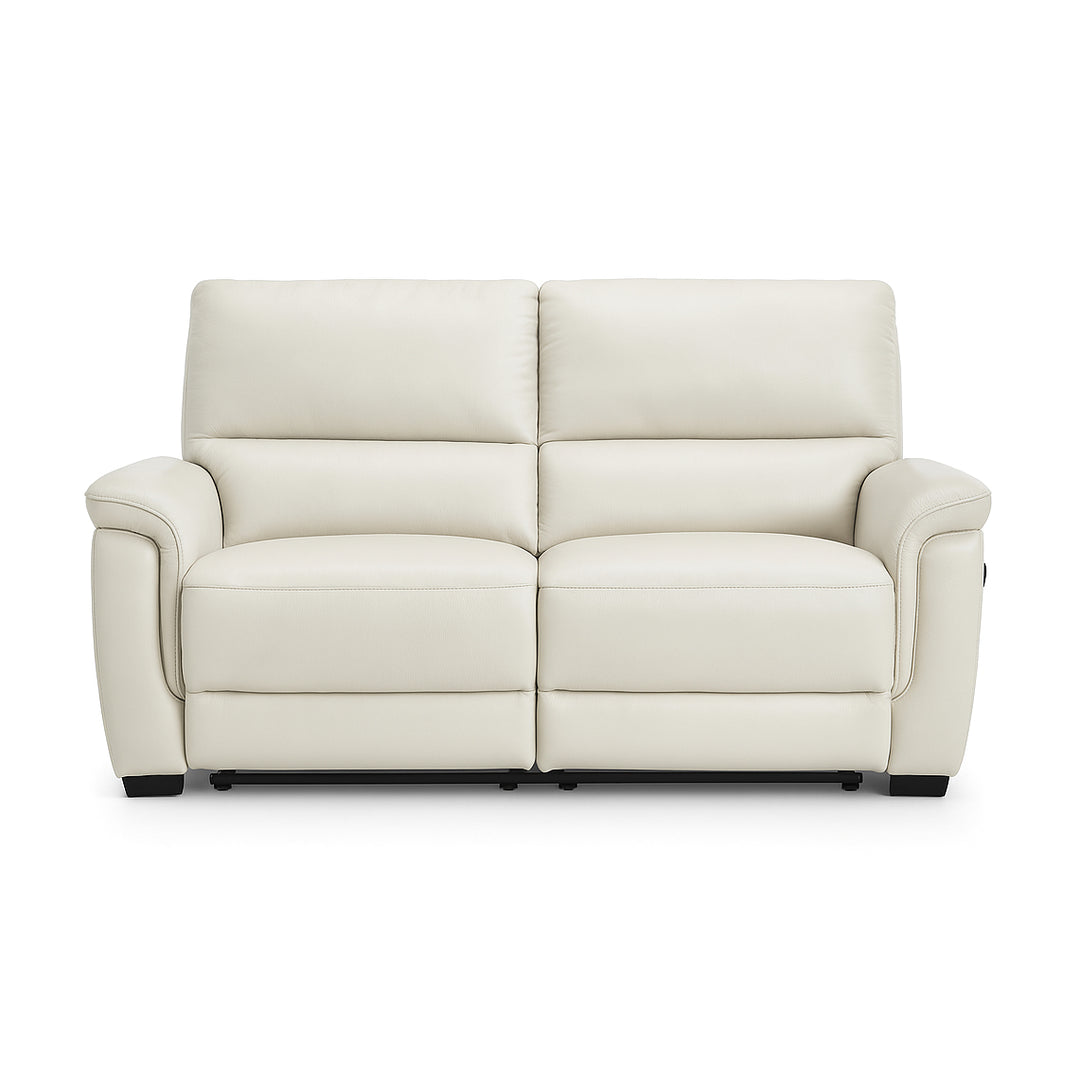 NEW YORK Leather Loveseat Sofa