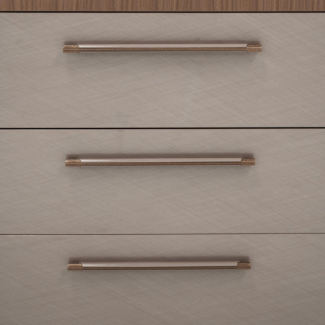 NORA Rope 5 Drawers Taupe Chest - Status Italy