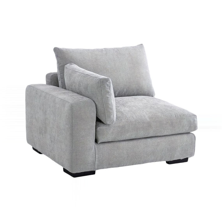 ONZA Modular Sofa - Mobital Heather Grey Left Armchair