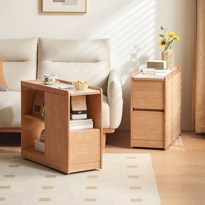 SYLVIA Compact Wooden Side Table