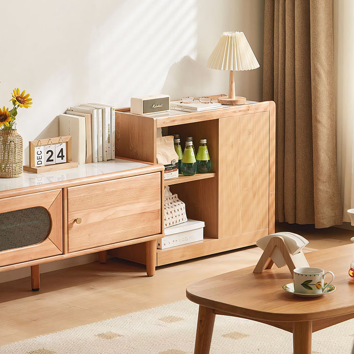 SYLVIA Compact Wooden Side Table