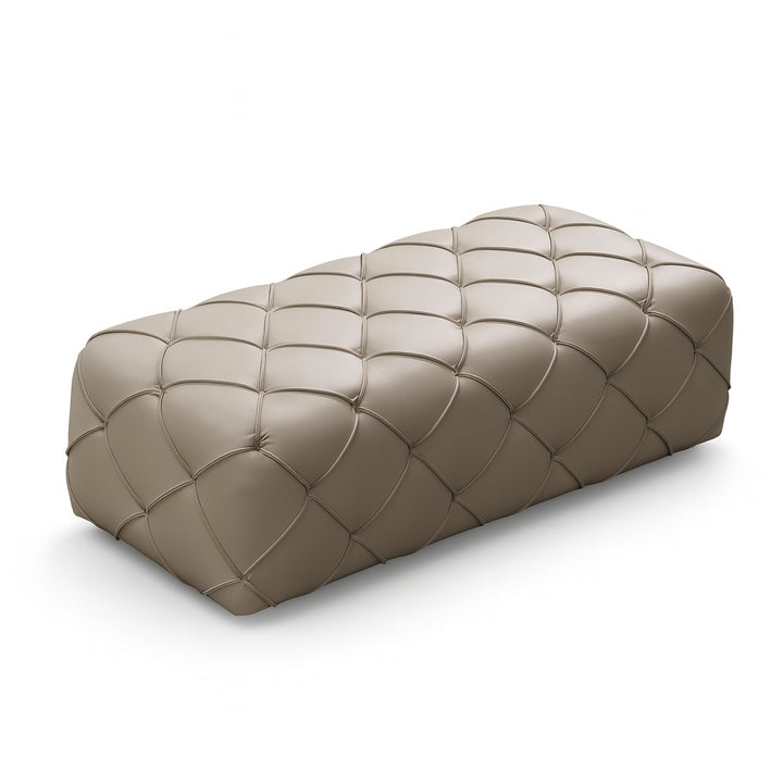DIANA Tufted Leatherette Bench