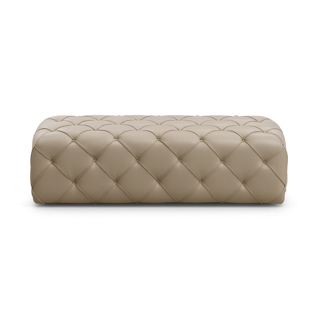 DIANA Tufted Leatherette Bench