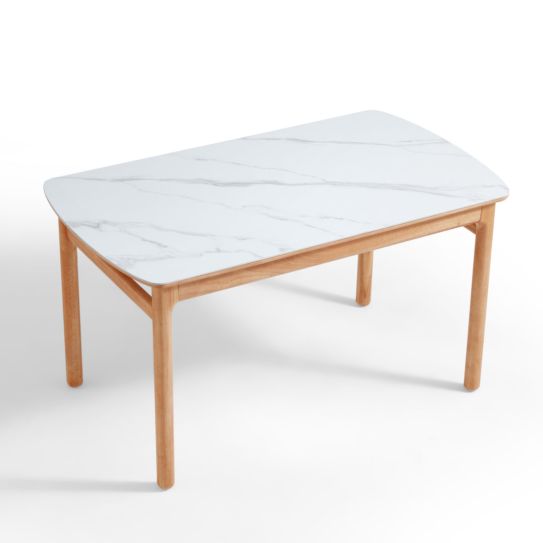 LILY Wooden & Ceramic Dining Table
