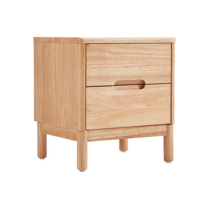 LISANDRO Minimal, Solid Wooden Nightstand