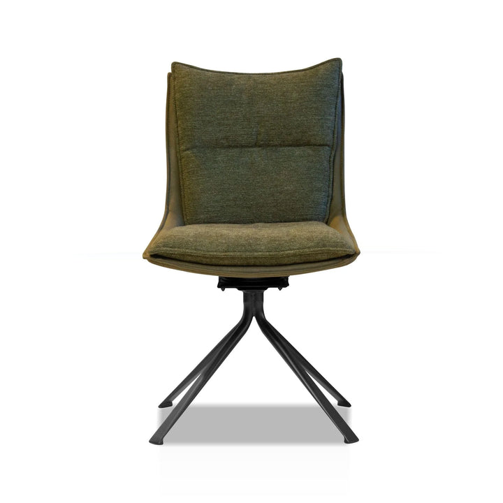 PUCCINI Evergreen Swivel Dining Chair Green