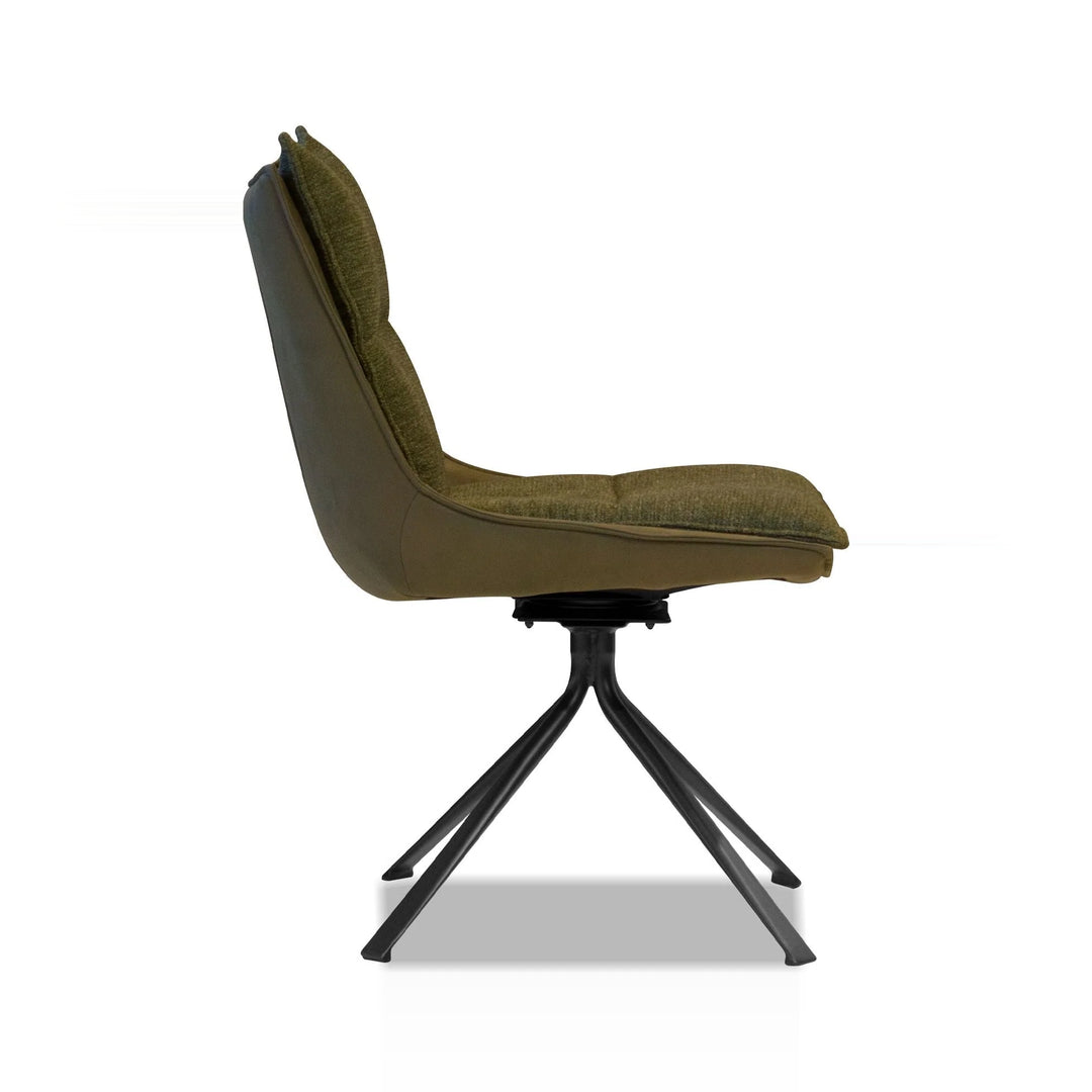 PUCCINI Evergreen Swivel Dining Chair