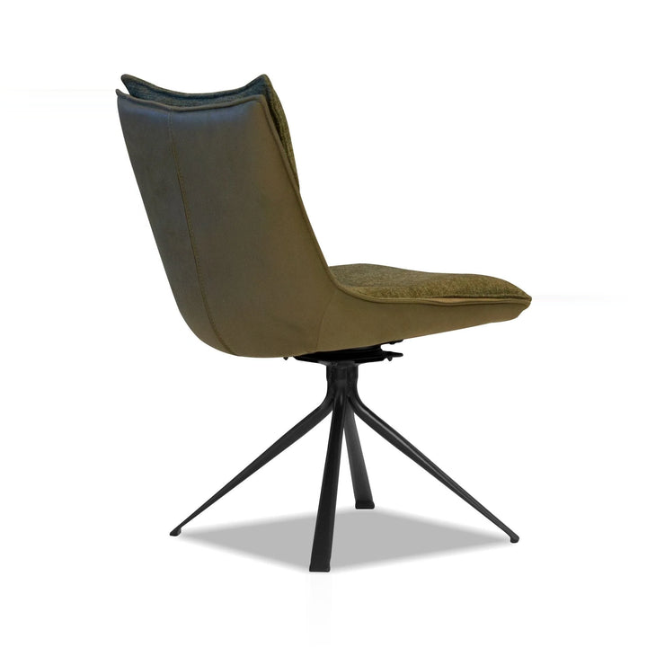 PUCCINI Evergreen Swivel Dining Chair