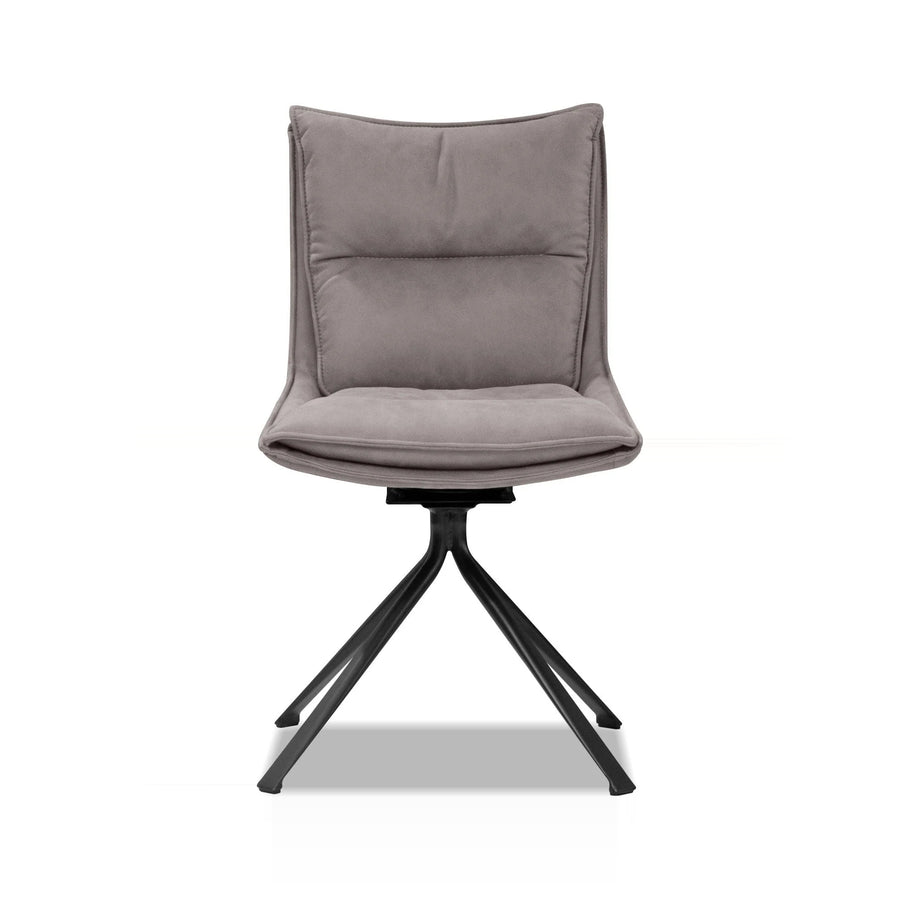 PUCCINI Evergreen Swivel Dining Chair Grey