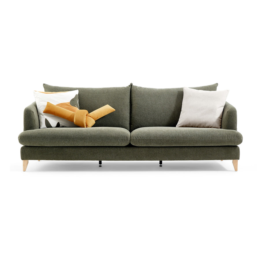 HAVENWOOD Fabric Sofa Green