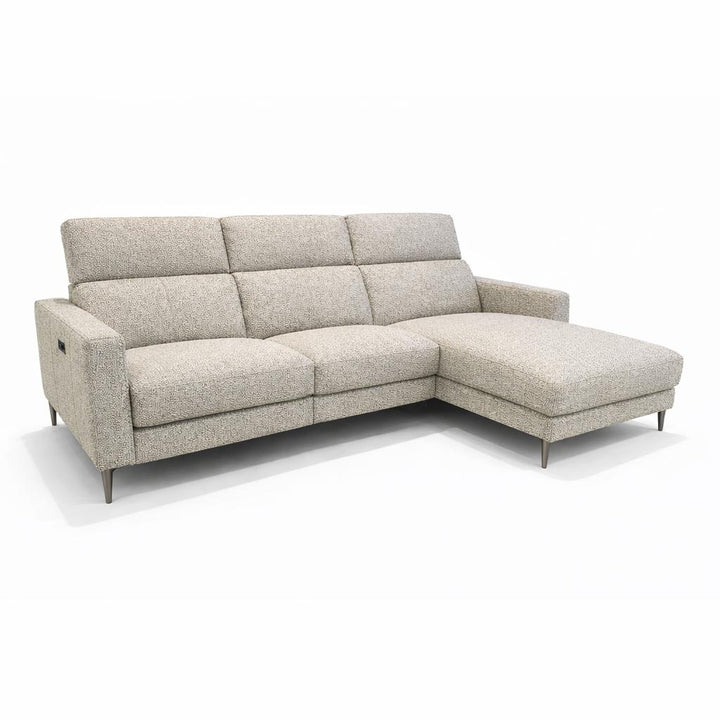 DOVER Power Motion Reclining Sectional Fabric Sofa