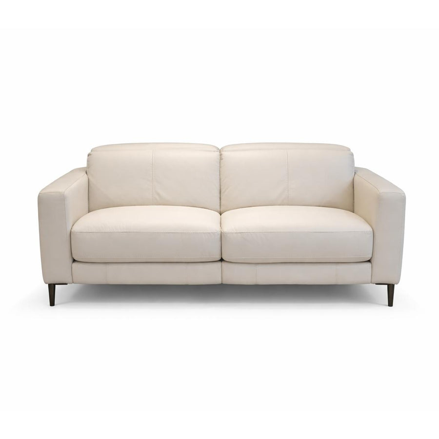 DOVER Dual Power Motion Loveseat Frost White Leather