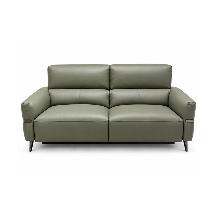 ALARIC Dark Olive Leather Sofa