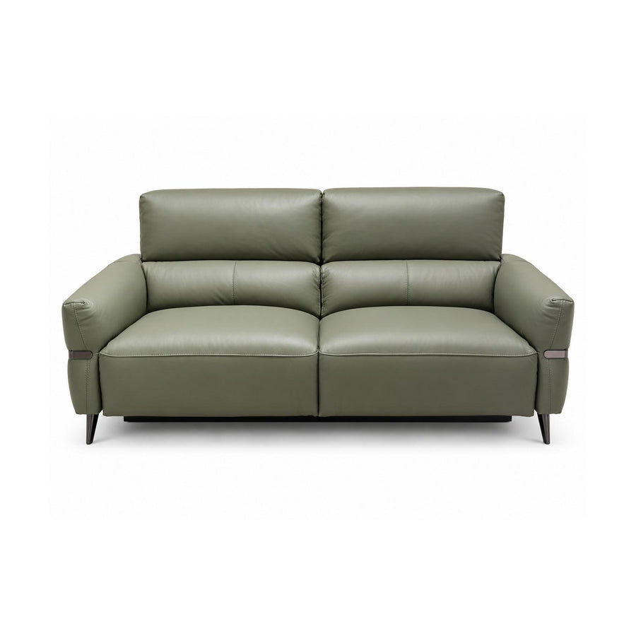 ALARIC Dark Olive Leather Sofa