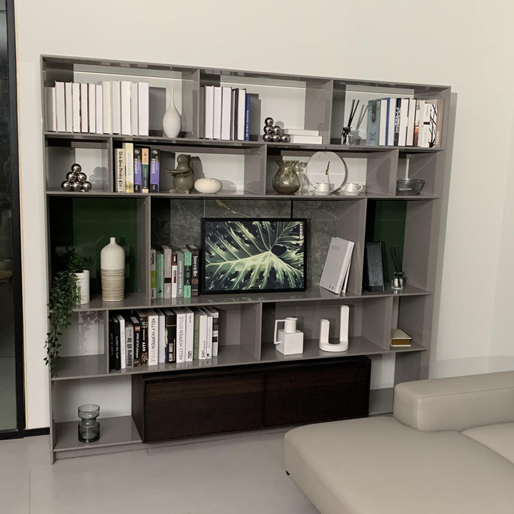 RIKO Stone-Accented Book Shelf