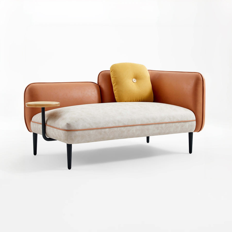 DALIA LEFT Orange Sofa