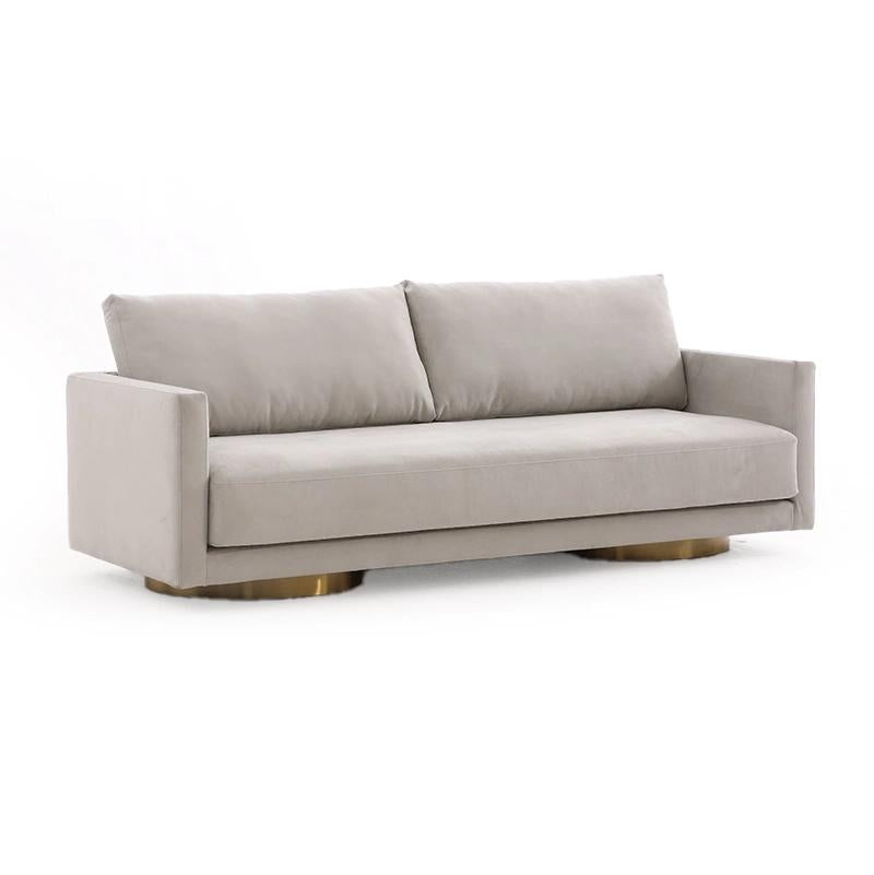 OLIVE Dual Base Beige Fabric Sofa