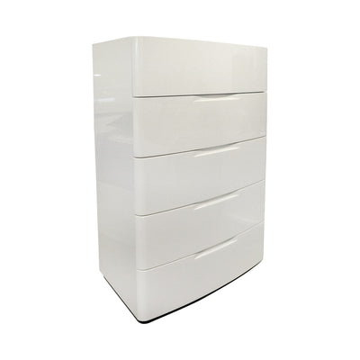 ANGELA White 5-Drawer Chest