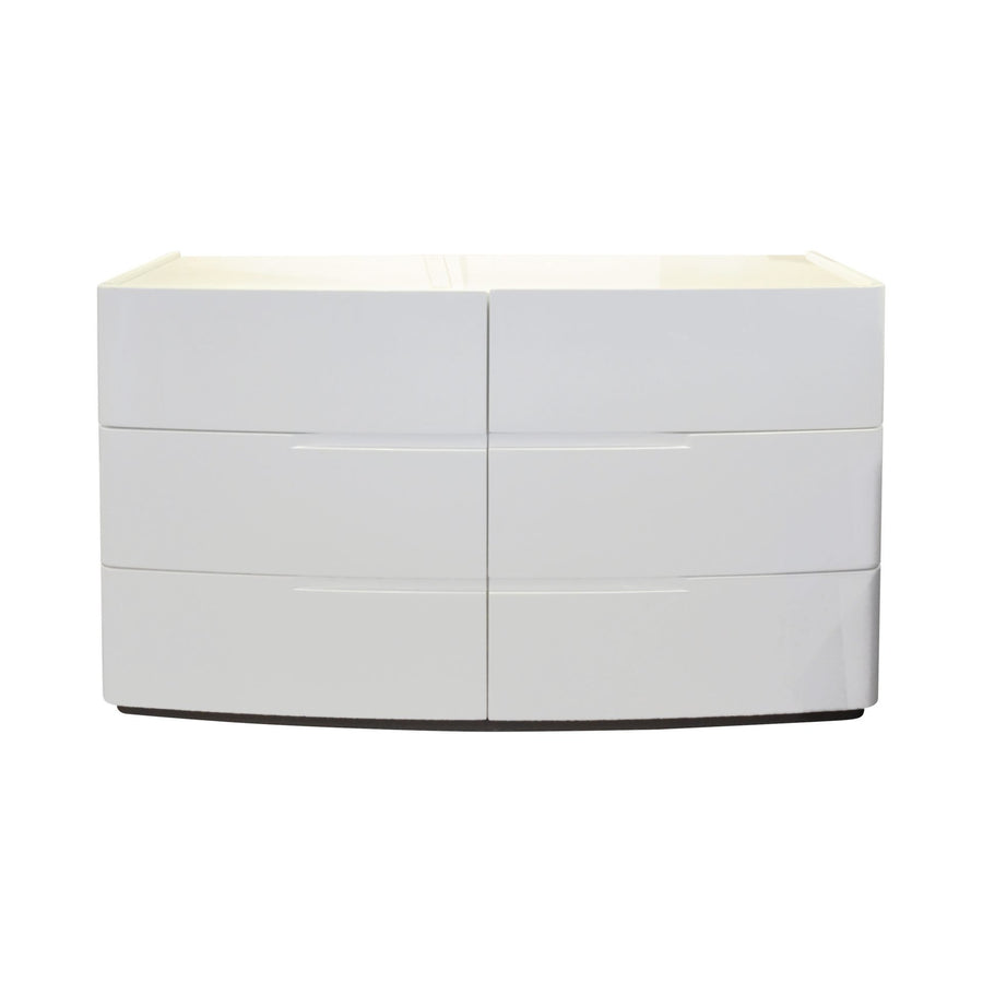 ANGELA White 6-Drawer Dresser