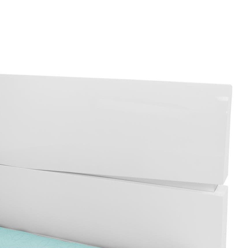 ANGELA White Lift Up Storage Bed