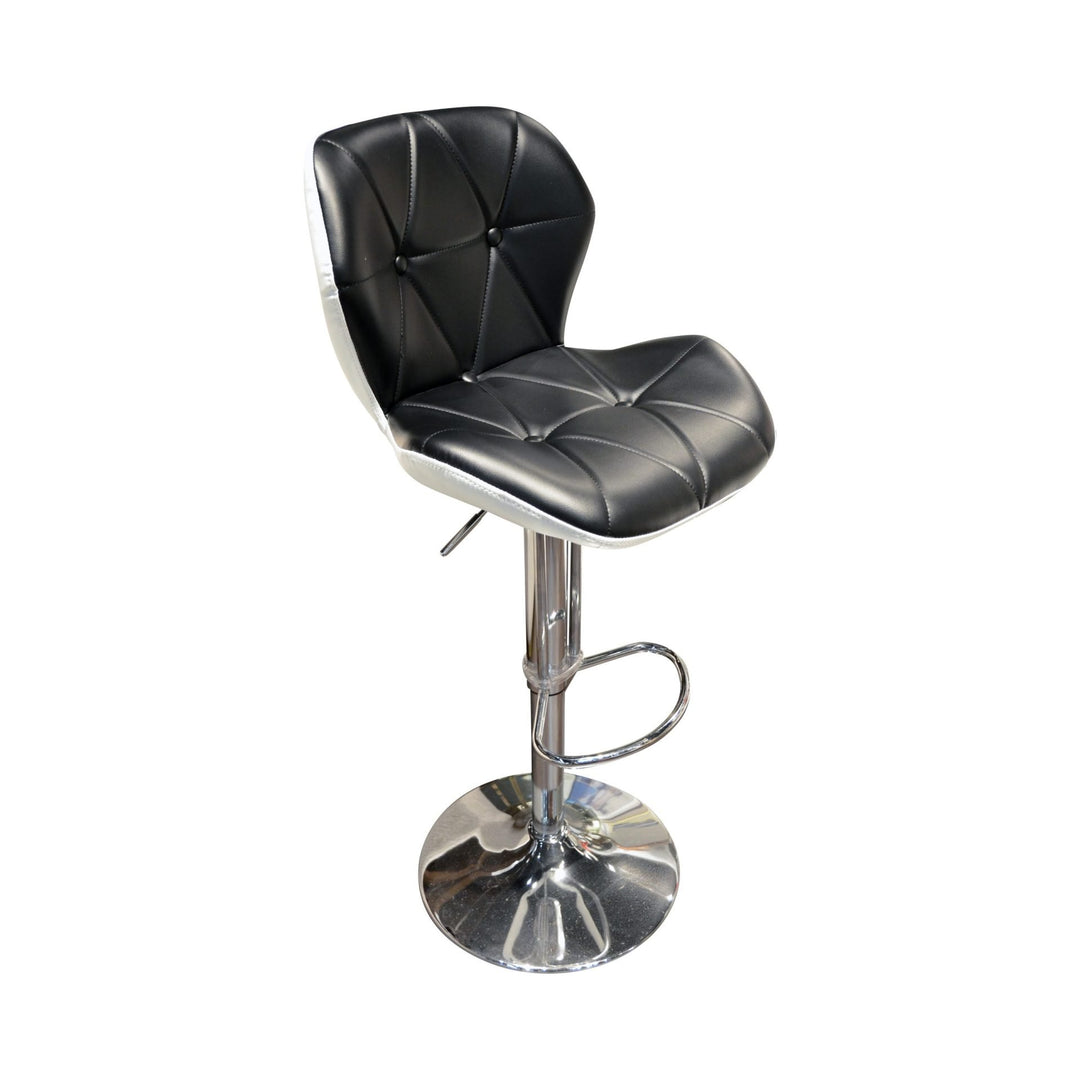 PHILLY Tufted Leather Bar Stool