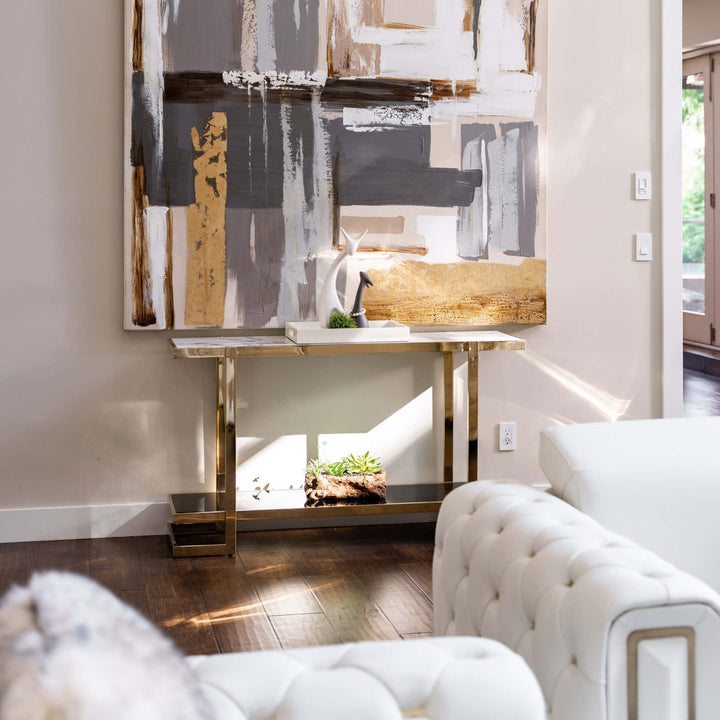 STELLA Marble Top Console Table