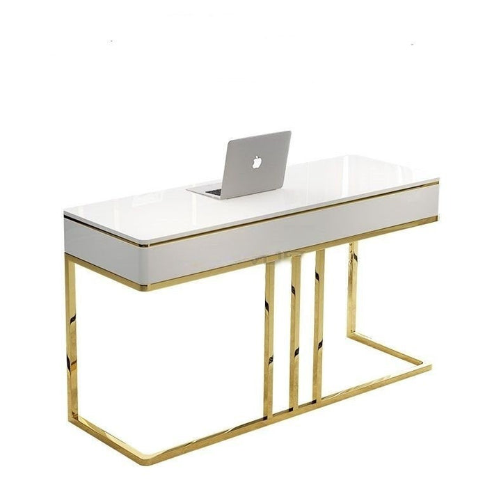 SHERINGTON White Lacquer Desk