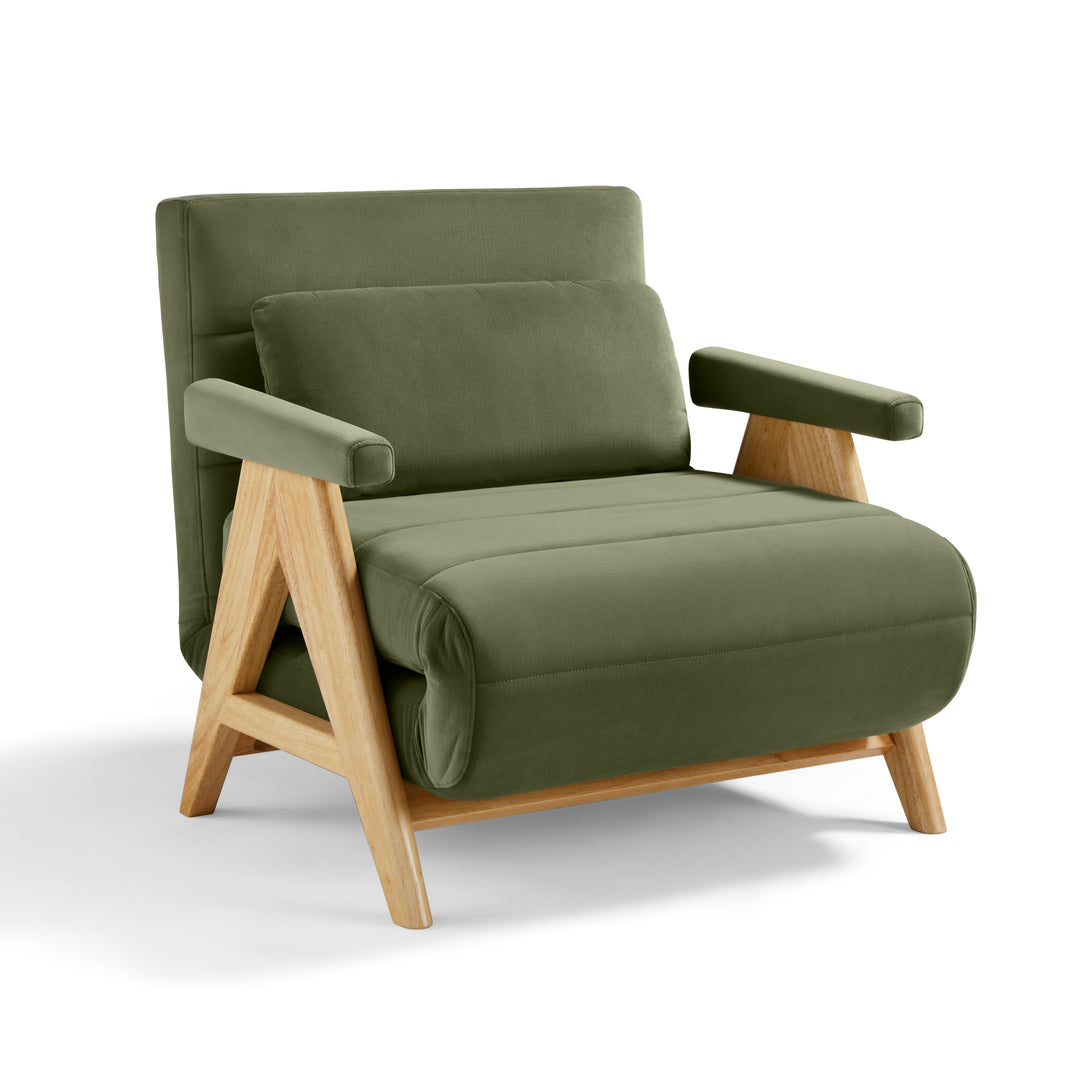 SCARLETT Sleeper Lounge Chair Green