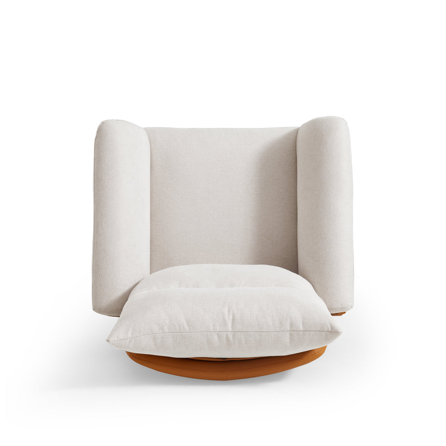 ARIEL Cozy Fabric Accent Chair