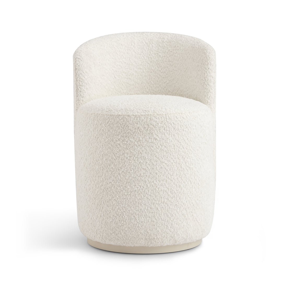 COLETTE Boucle Wool Dressing Stool
