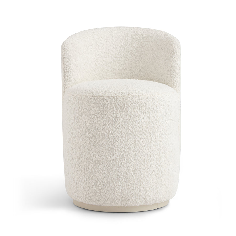 COLETTE Boucle Wool Dressing Stool