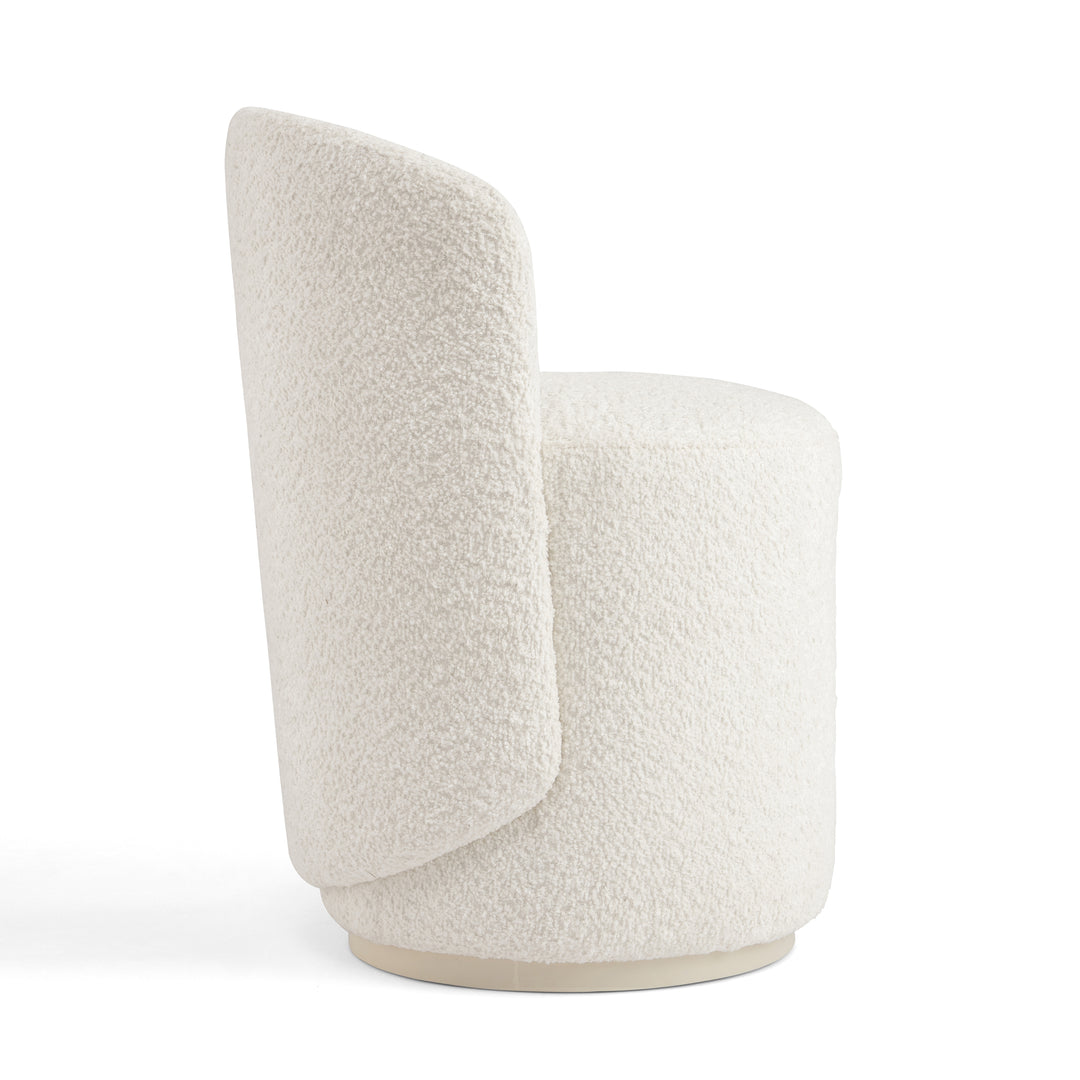 COLETTE Boucle Wool Dressing Stool