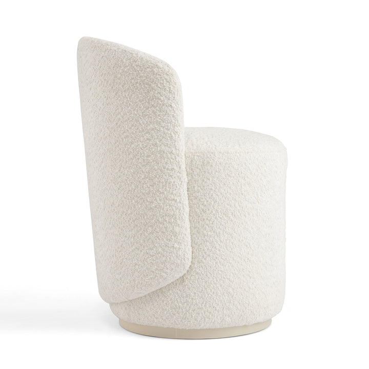 COLETTE Boucle Wool Dressing Stool