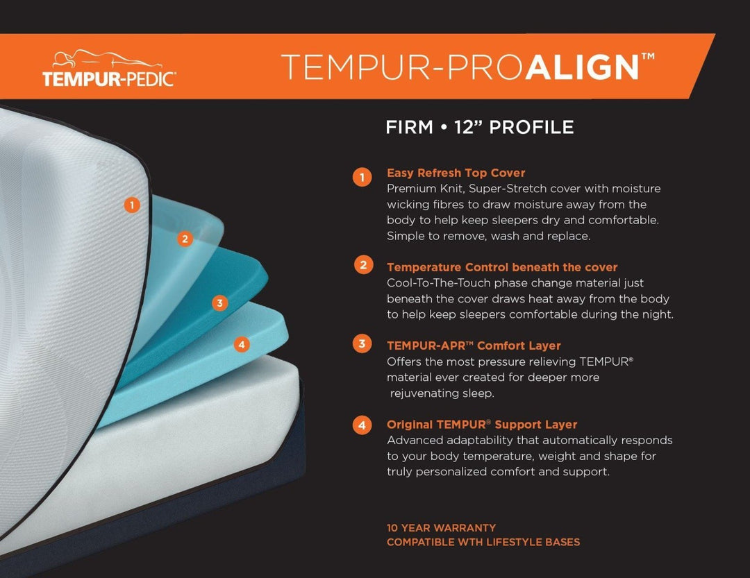 Tempur-Pedic ProAlign Firm Mattress