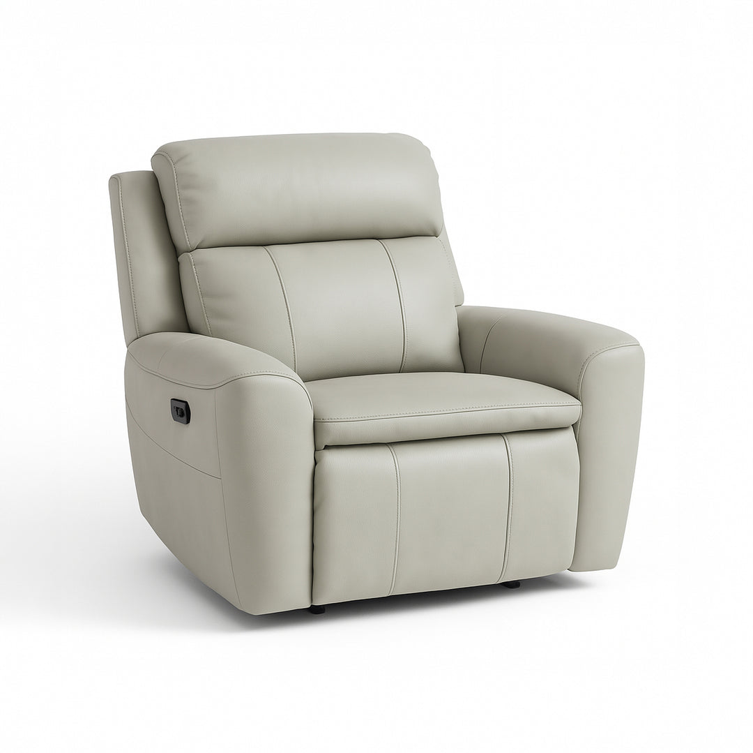 ALESSIO Premium Leather Power Reclining Sofa and Chair Set