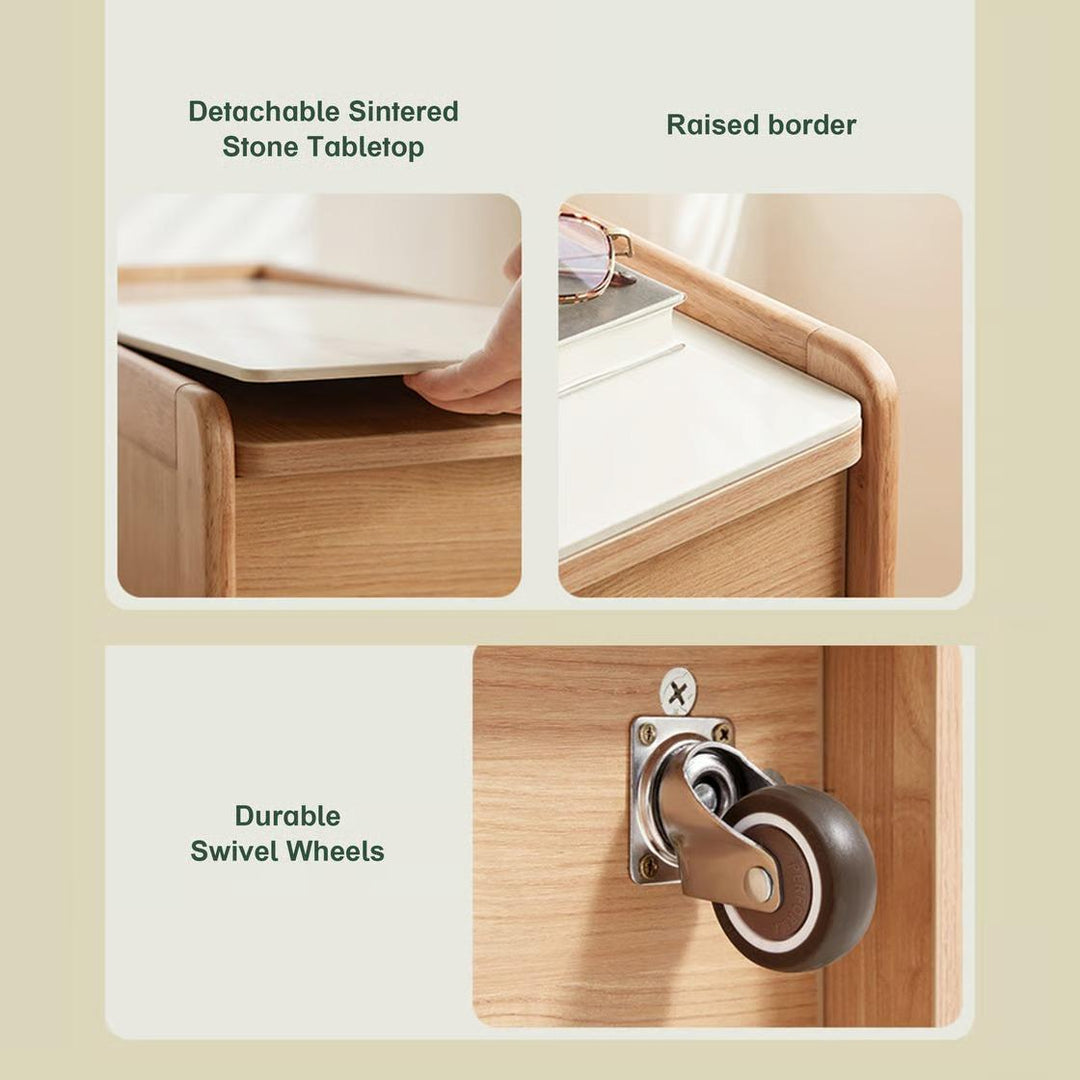 ELMER Movable Side Table