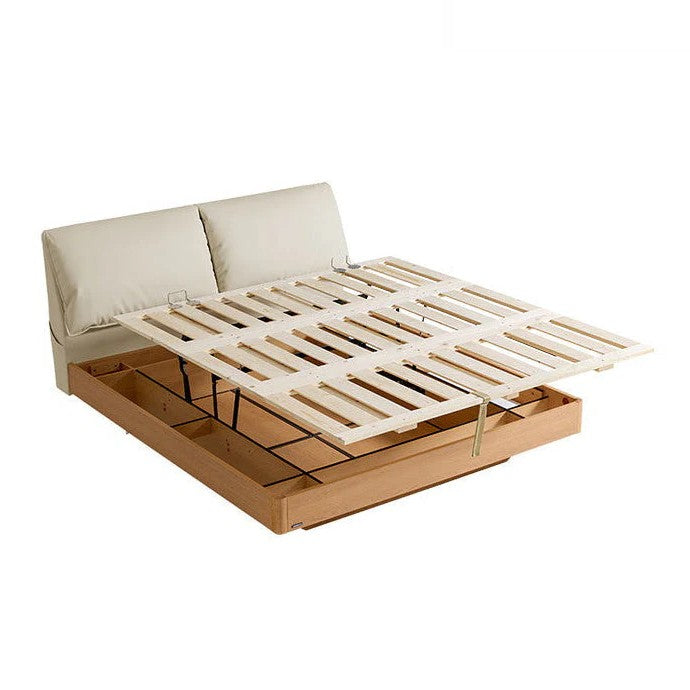 ALONZO Floating Lift-Up Storage Bed